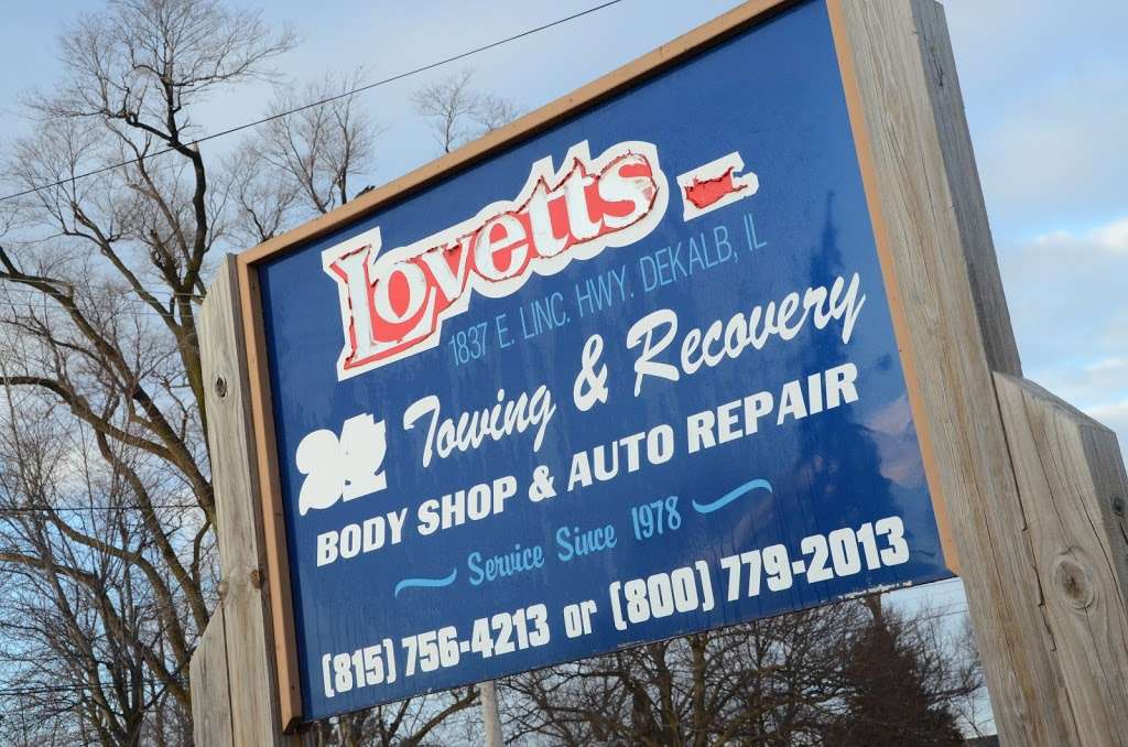 Lovetts Towing & Recovery | 1837 E Lincoln Hwy, DeKalb, IL 60115, USA | Phone: (815) 756-4213