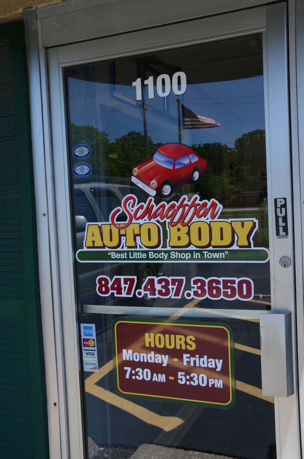 Schaeffer Auto Body | 1100 E Higgins Rd, Elk Grove Village, IL 60007, USA | Phone: (847) 437-3650