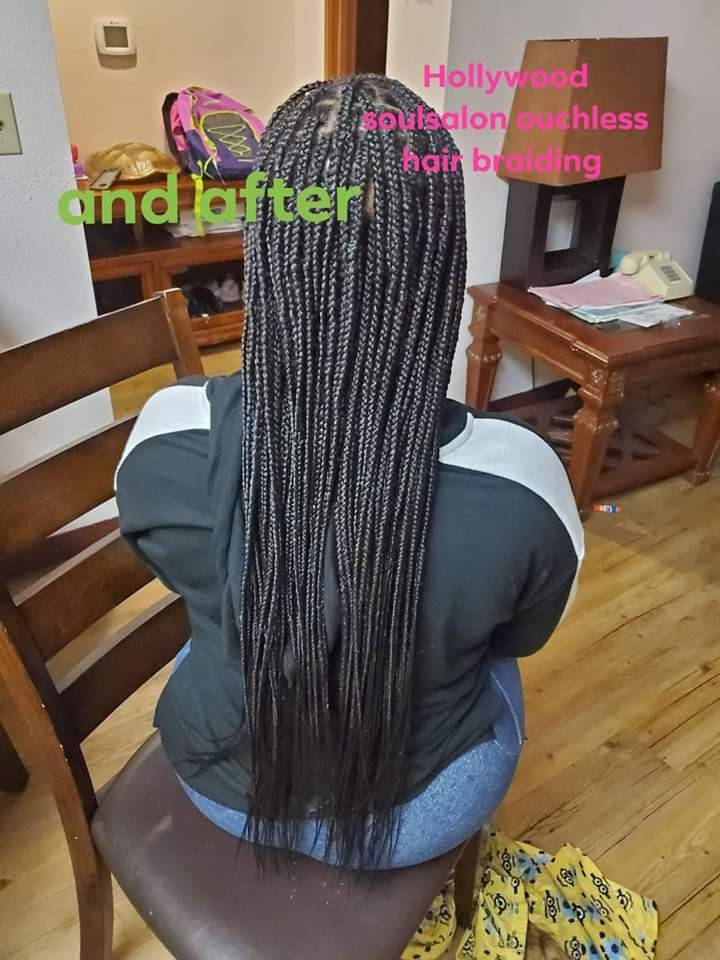 Hollywood soulsalon ouchless hair braiding | 2799 Health Center Dr, San Diego, CA 92123, USA | Phone: (678) 913-5510