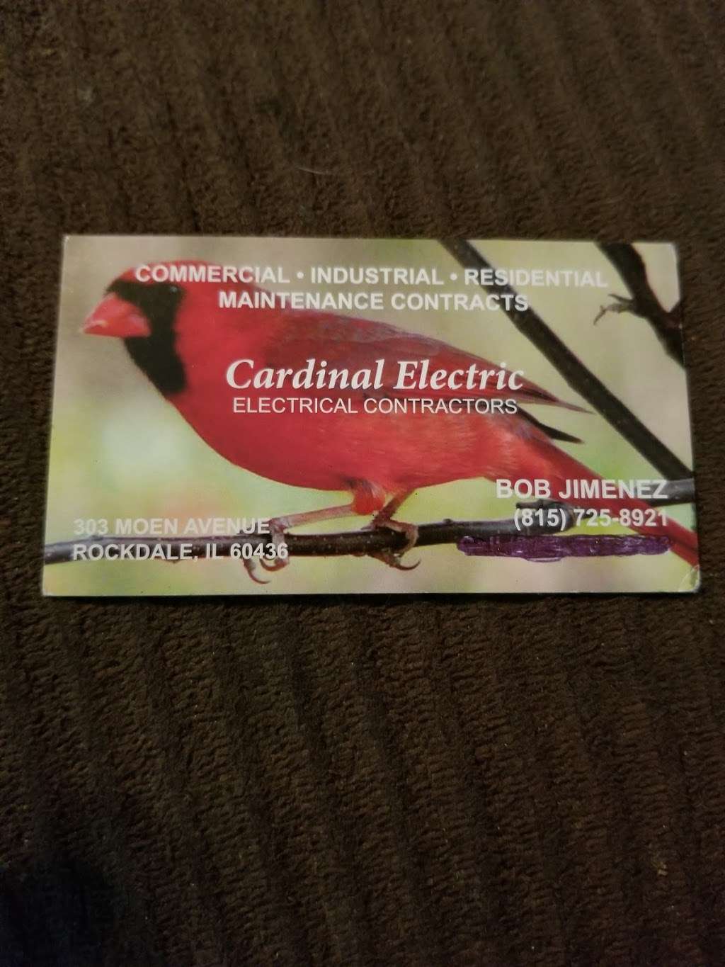 Cardinal Electric Inc | 303 Moen Ave, Rockdale, IL 60436, USA | Phone: (815) 725-8921