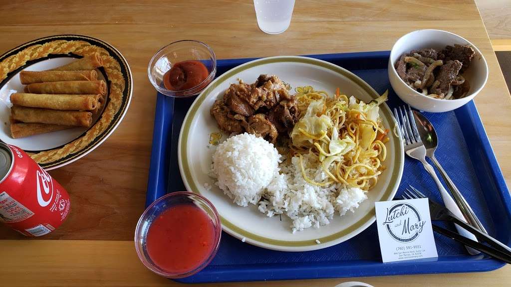 Lutchi and Mary Authentic Filipino Food | 844 W San Marcos Blvd #114, San Marcos, CA 92078, USA | Phone: (760) 591-9551