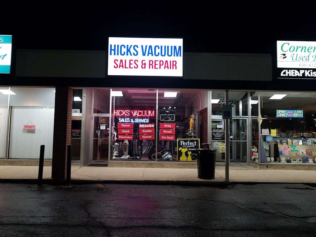 Hicks Vacuum | 24 S Villa Ave, Villa Park, IL 60181, USA | Phone: (630) 279-0932