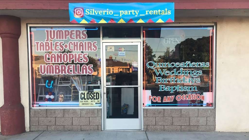 Silverios Party Rental | 631 Glendora Ave, La Puente, CA 91744, USA | Phone: (626) 330-2090