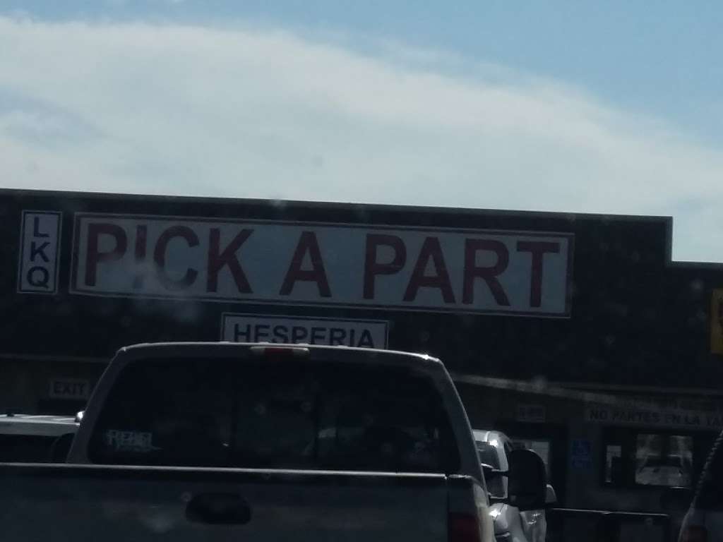 LKQ Pick Your Part - Hesperia | 11399 Santa Fe Ave E, Hesperia, CA 92345, USA | Phone: (800) 962-2277