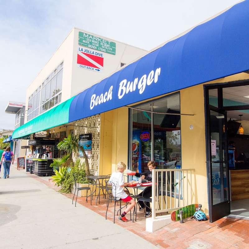 Beach Burger | 2152 Avenida De La Playa, La Jolla, CA 92037, USA | Phone: (858) 352-6248