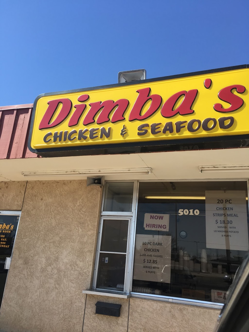Dimbas Chicken & Seafood | 5010 Quaker Ave, Lubbock, TX 79413 | Phone: (806) 799-0830