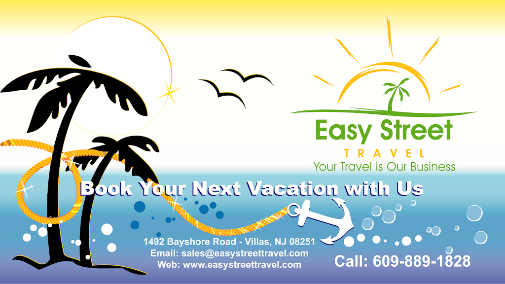 Easy Street Travel | 1492 Bayshore Rd, Villas, NJ 08251, USA | Phone: (609) 889-1828