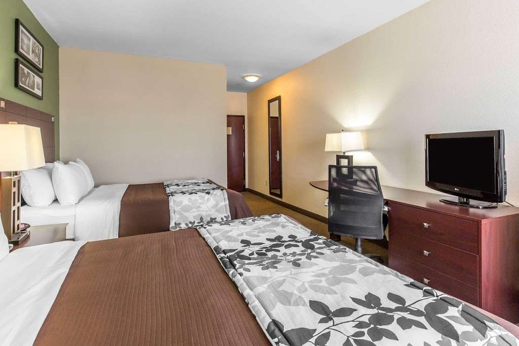 Sleep Inn & Suites Bush Intercontinental - IAH East | 18150 McKay Dr, Humble, TX 77338, USA | Phone: (281) 446-4683