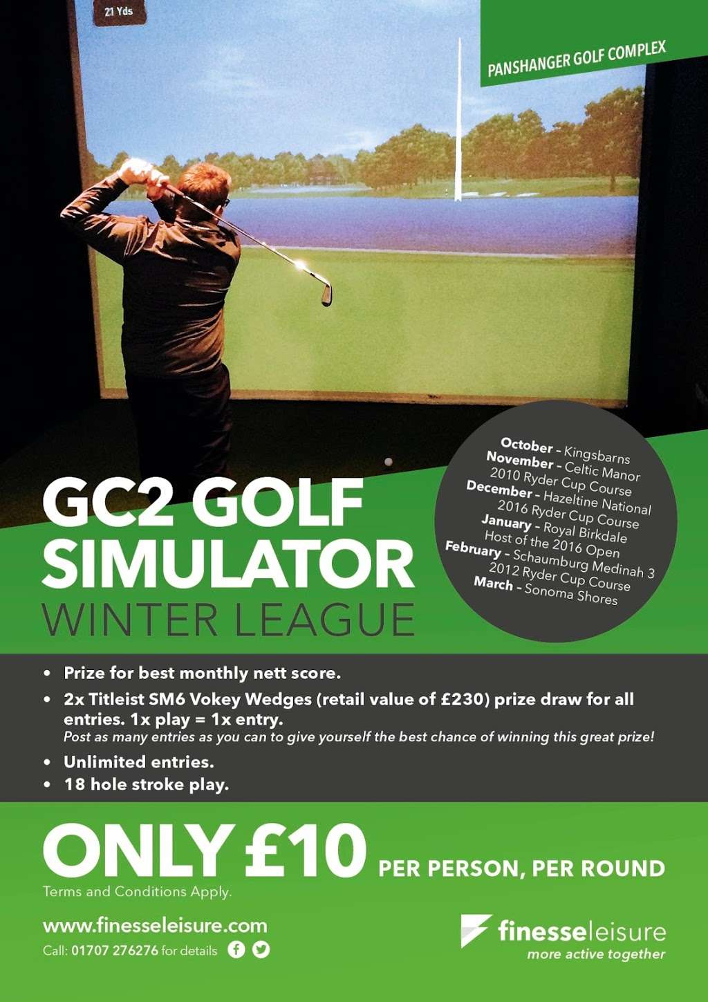 Nick Pinnock Golf Academy | Panshanger Golf Course Clubhouse, Welwyn Garden City AL7 2ED, UK | Phone: 07525 611306