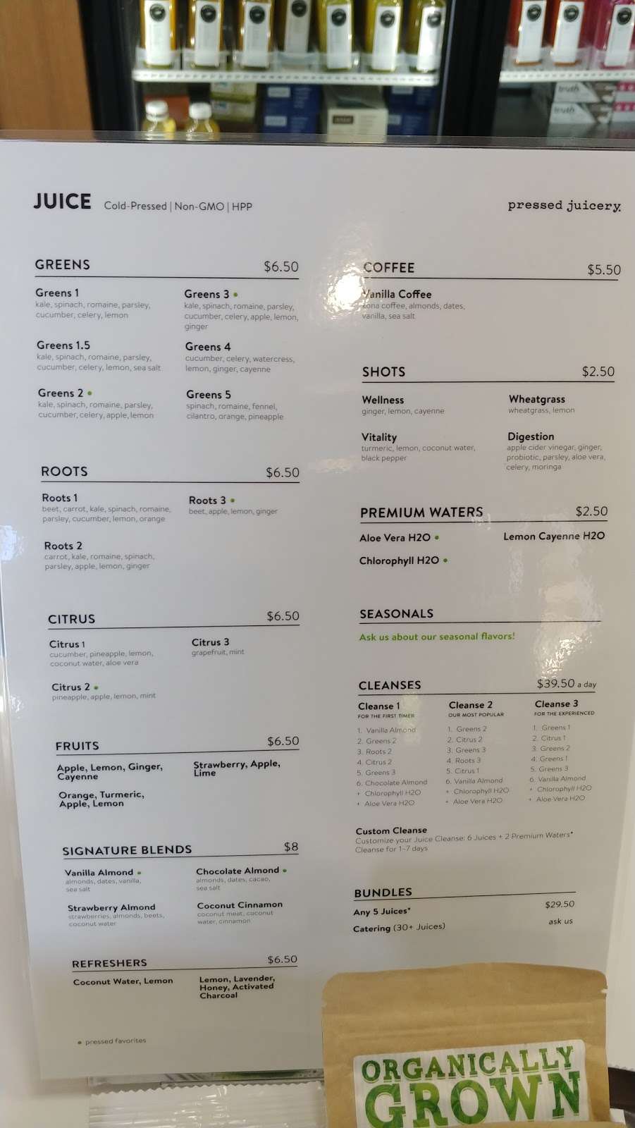 Pressed Juicery | 7922 E, CA-1, Newport Beach, CA 92657, USA | Phone: (949) 715-9406