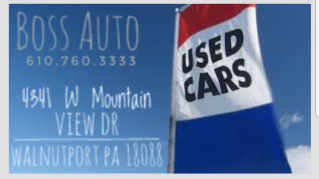 Boss Auto LLC | 4341 W Mountain View Dr, Walnutport, PA 18088, USA | Phone: (610) 760-3333