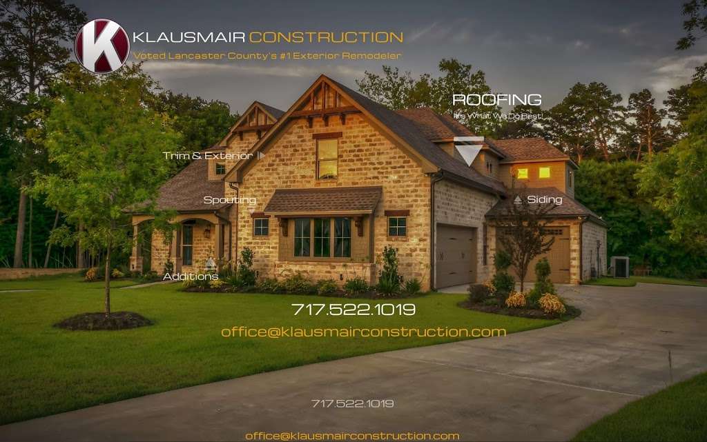 Klausmair Construction | 3543 Marietta Ave, Lancaster, PA 17601, USA | Phone: (717) 522-1019