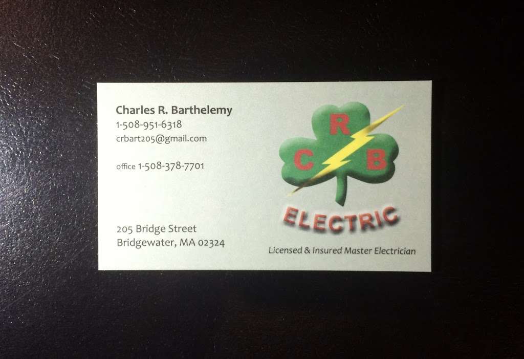 CRB Electric | 205 Bridge St, Bridgewater, MA 02324, USA | Phone: (508) 378-7701