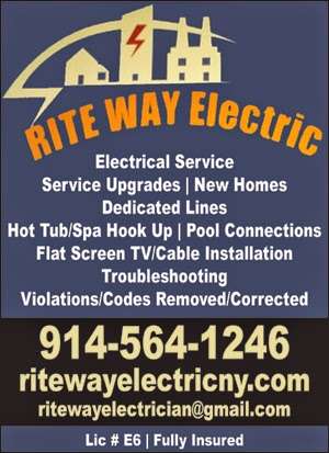RiteWay Electric Inc. | 967 Lyman Ave, Peekskill, NY 10566 | Phone: (914) 564-1246