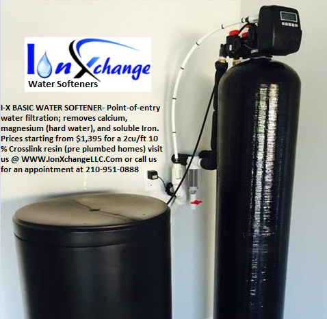 Ion Xchange Water Softeners | 4423 Nugget Peak, San Antonio, TX 78259, USA | Phone: (210) 951-0888