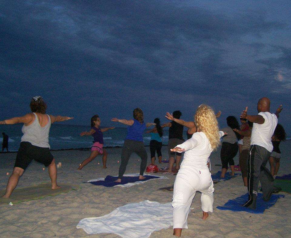 Full Moon Yoga every month with MALVA BEE | 3111 N Surf Rd, Hollywood, FL 33019, USA | Phone: (305) 431-1109