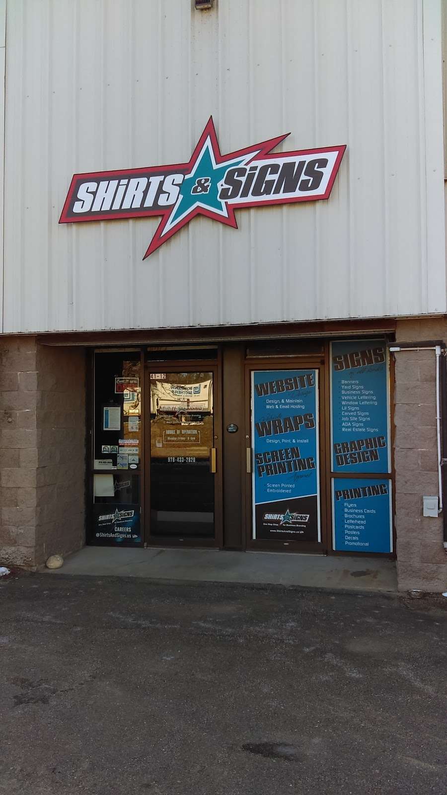 Shirts And Signs | 41 Lomar Park unit 12, Pepperell, MA 01463, USA | Phone: (978) 433-2820