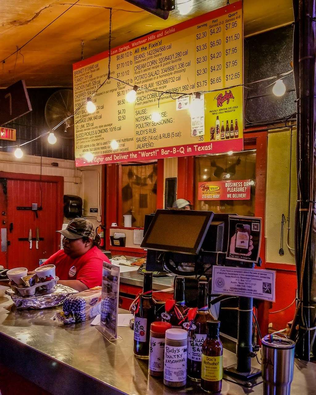 Leon Springs BBQ - The Original Rudys" | 24152 I-10, San Antonio, TX 78257, USA | Phone: (210) 653-7839