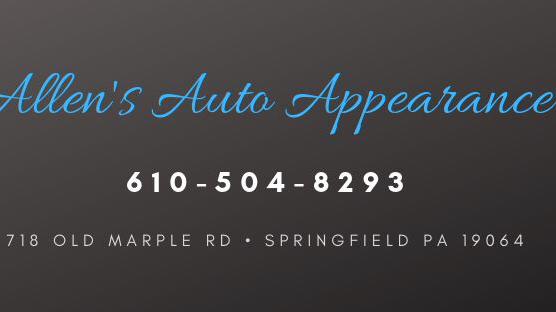 Allens Auto Appearance LLC | 718 Old Marple Rd, Springfield, PA 19064, USA | Phone: (610) 504-8293