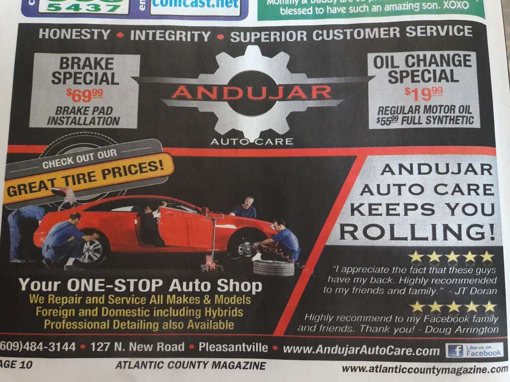 Andujar Auto Care | 127 N New Rd, Pleasantville, NJ 08232, USA | Phone: (609) 484-3144