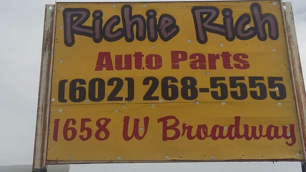 Richie Rich Auto Parts | 1658 W Broadway Rd, Phoenix, AZ 85041, USA | Phone: (602) 268-5555