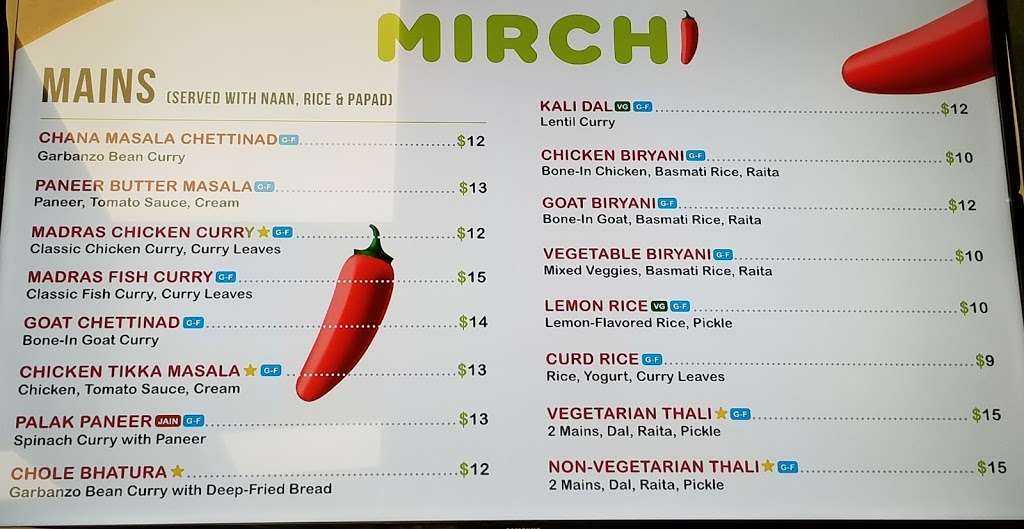 Mirchi South Indian Kitchen | S Las Vegas Blvd, Las Vegas, NV 89119 | Phone: (702) 209-3599