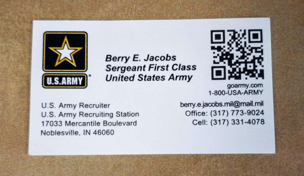 Noblesville U.S. Army Recruiting Station | 17033 Mercantile Blvd, Noblesville, IN 46060, USA | Phone: (317) 773-9024
