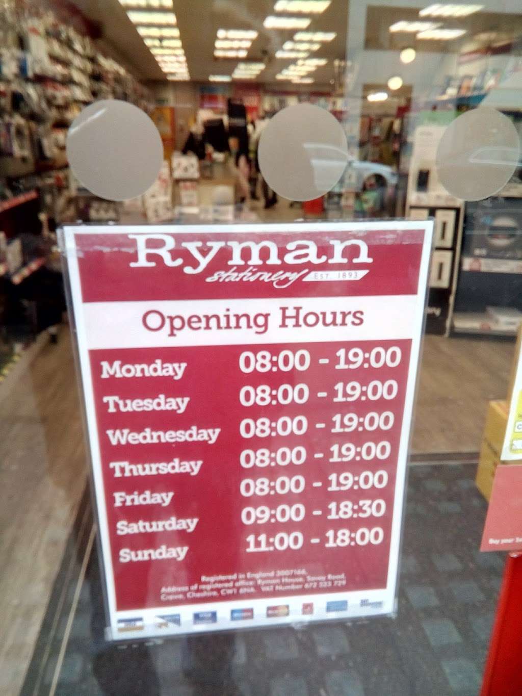 Ryman Stationery | 104 Baker St, Marylebone, London W1U 6TN, UK | Phone: 020 7487 2570