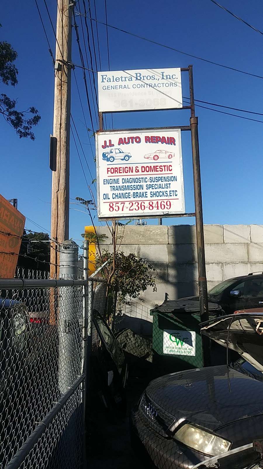 J L Auto Repair Inc | 115 Providence St, Boston, MA 02136, USA | Phone: (857) 236-8469