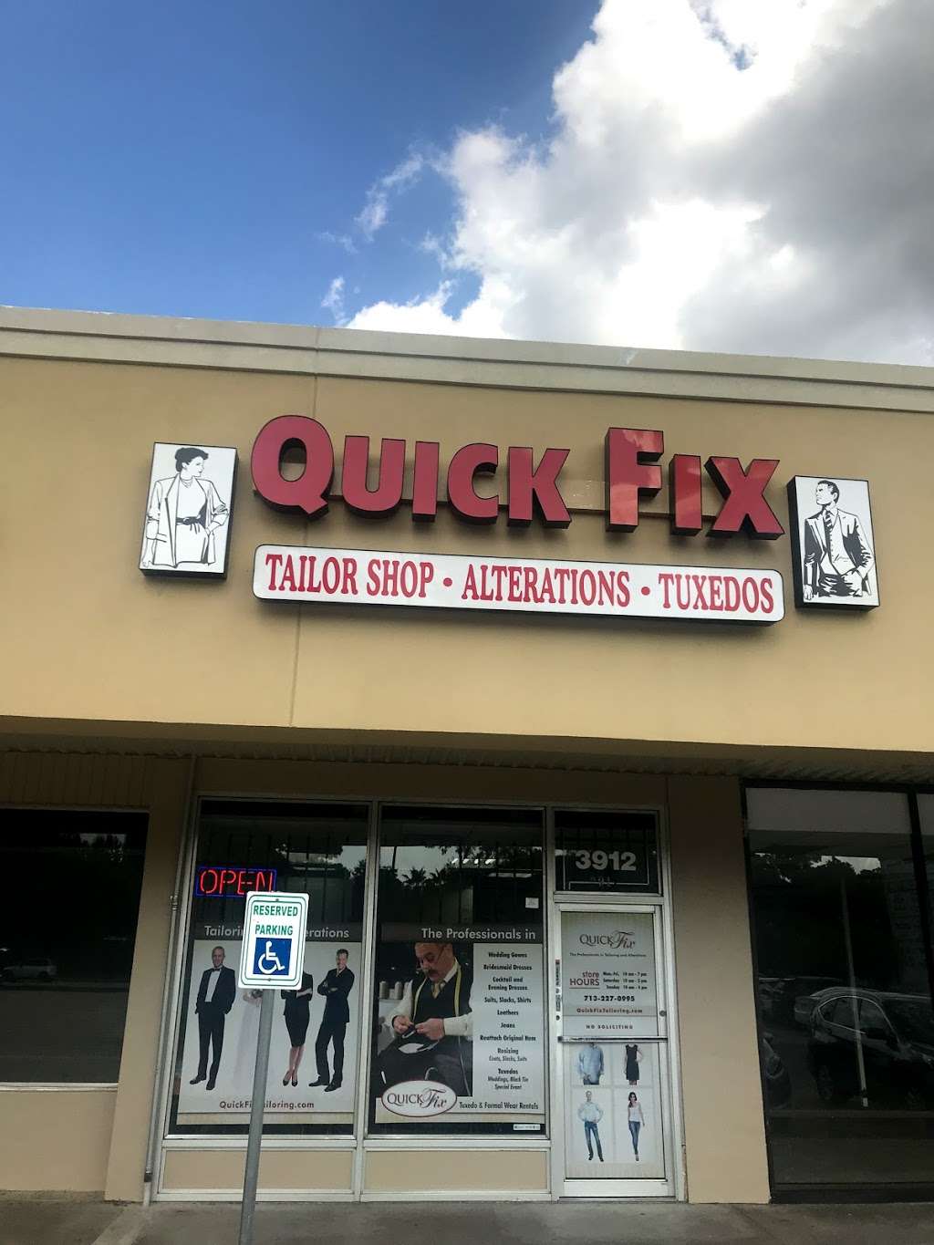 QuickFix Tailoring Alterations & Tuxedos | 3912 N Shepherd Dr, Houston, TX 77018, USA | Phone: (713) 227-0995