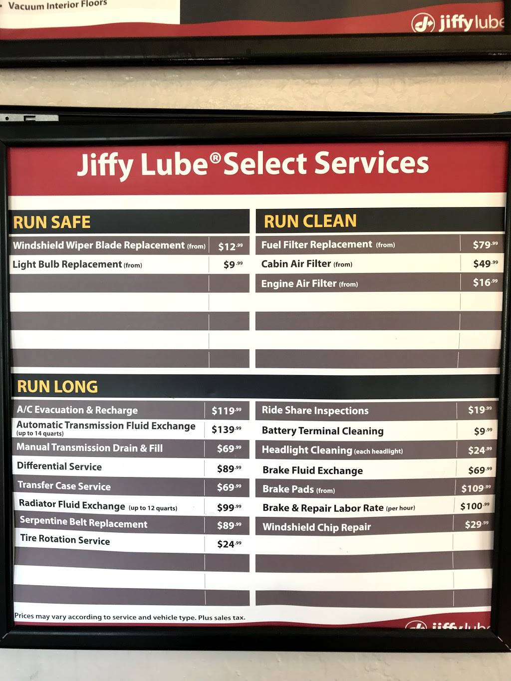 Jiffy Lube | 1580 El Camino Real, San Bruno, CA 94066 | Phone: (650) 588-3970