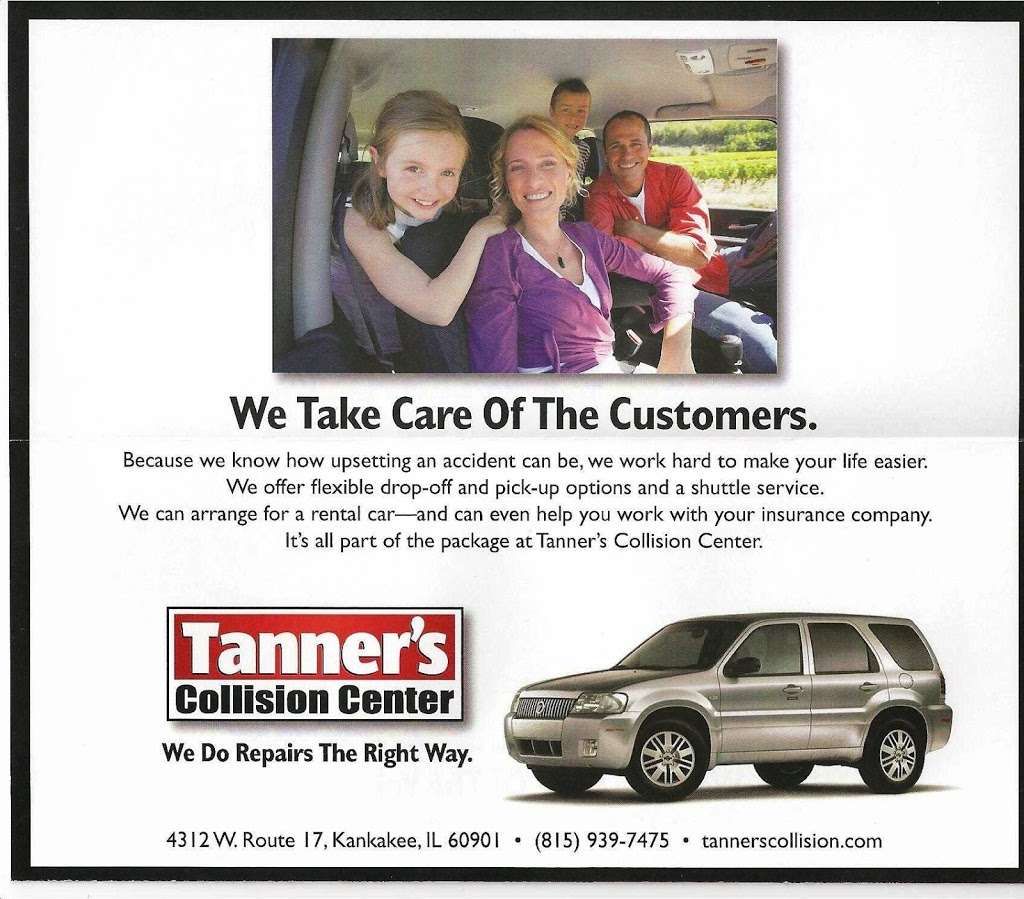 Tanners Collision Center | 4312 IL-17, Kankakee, IL 60901 | Phone: (815) 939-7475