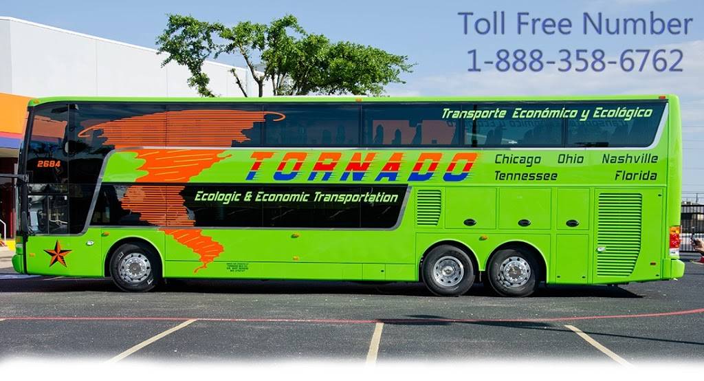 Tornado Bus Company Dallas I-30 | 8630 E R L Thornton Fwy, Dallas, TX 75228, USA | Phone: (469) 227-2652
