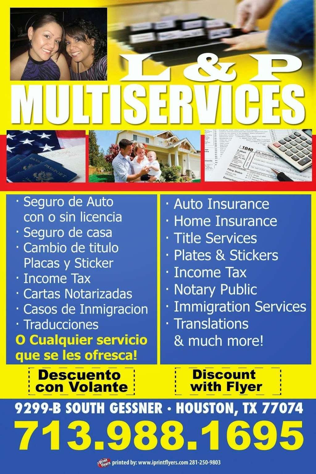 L&P Multiservices | 9299 S Gessner Rd, Houston, TX 77074, USA | Phone: (713) 988-1695