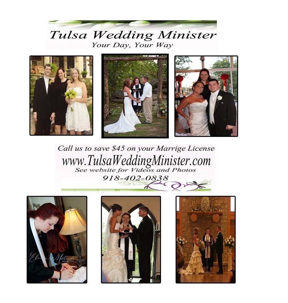 Tulsa Wedding Minister | 3812 S Sequoia Ave, Broken Arrow, OK 74011, USA | Phone: (918) 402-0838