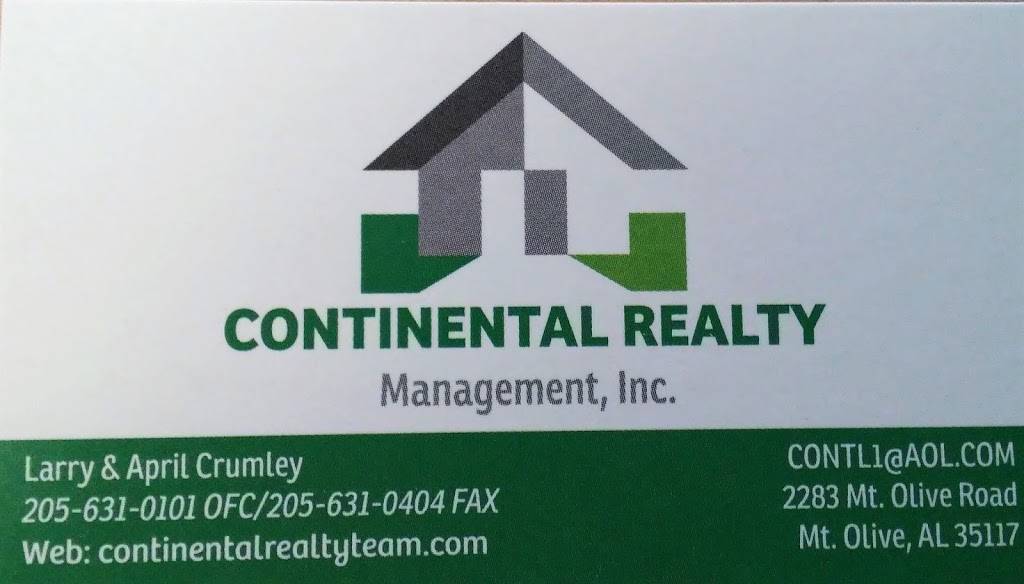 Continental Realty Management, Inc. | 2283 Mt Olive Rd, Gardendale, AL 35071, USA | Phone: (205) 631-0101
