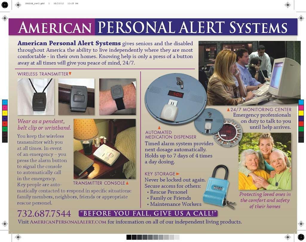 American Personal Alert Systems LLC | 1910 Hunters Ln, Wall Township, NJ 07719 | Phone: (732) 687-7544