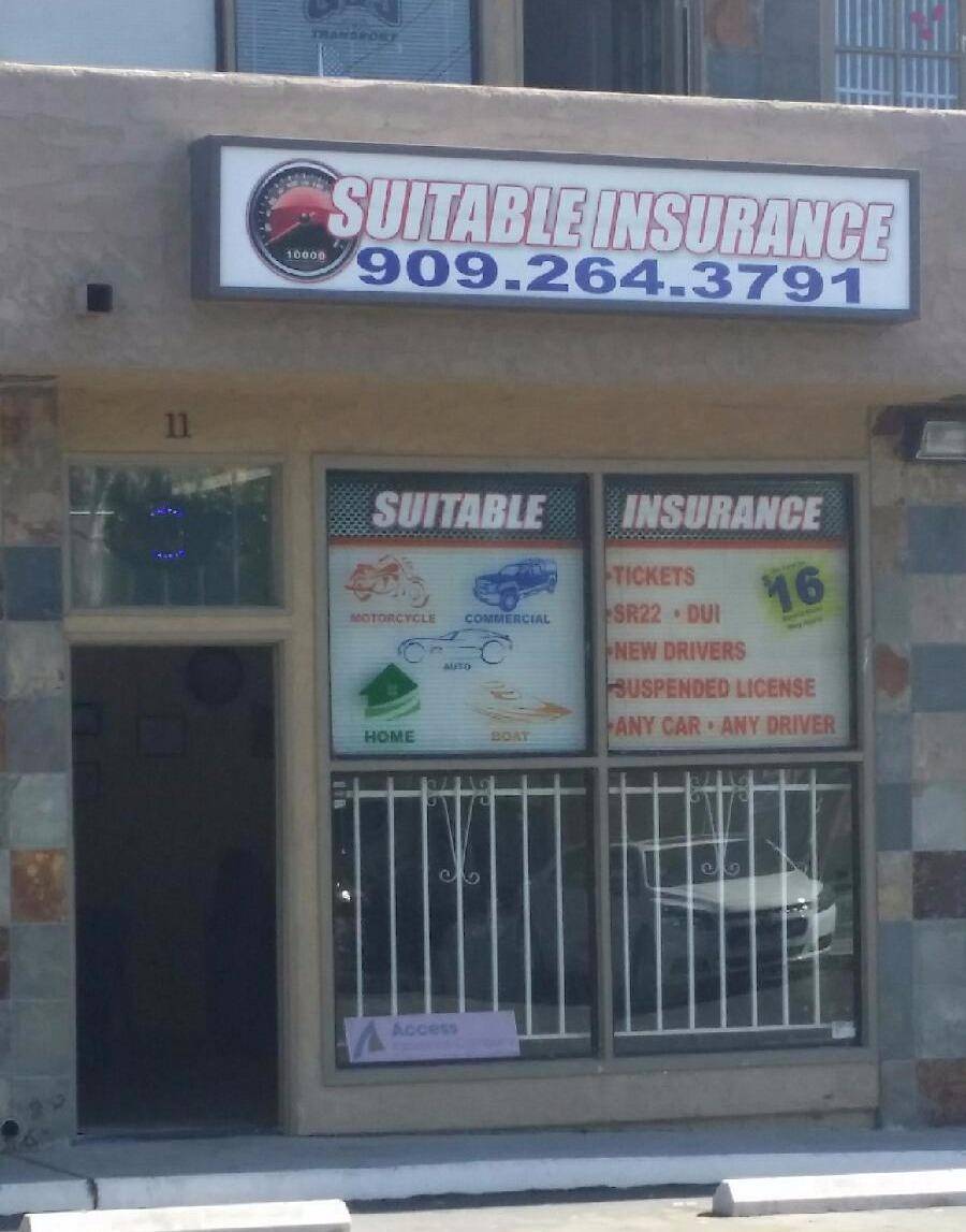 Suitable Insurance Services | 415 W Valley Blvd #11, Colton, CA 92324, USA | Phone: (909) 264-3791