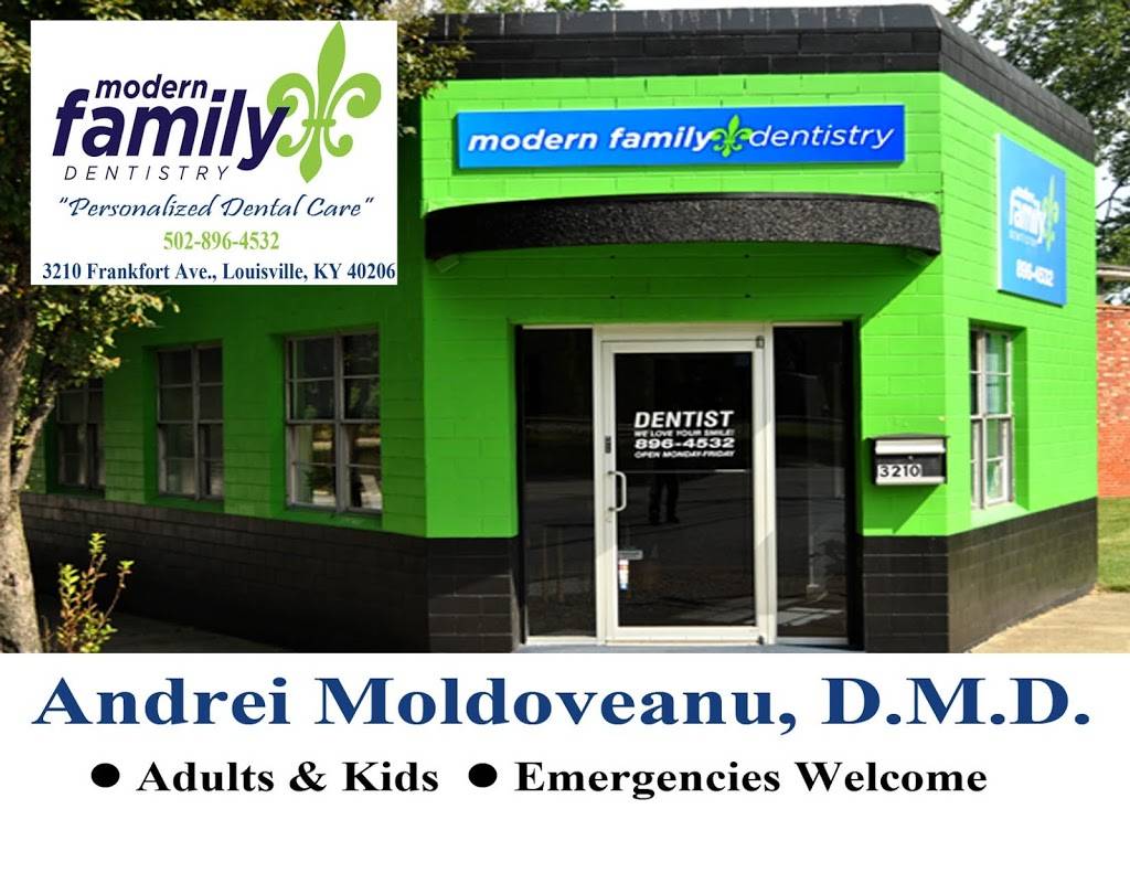 Modern Family Dentistry LLC | 3210 Frankfort Ave, Louisville, KY 40206, USA | Phone: (502) 896-4532