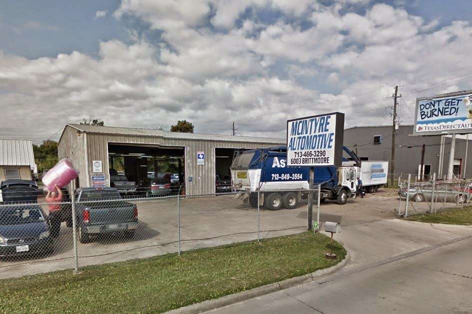 McIntyre Automotive | 6003 Brittmoore Rd, Houston, TX 77041, USA | Phone: (713) 466-3290