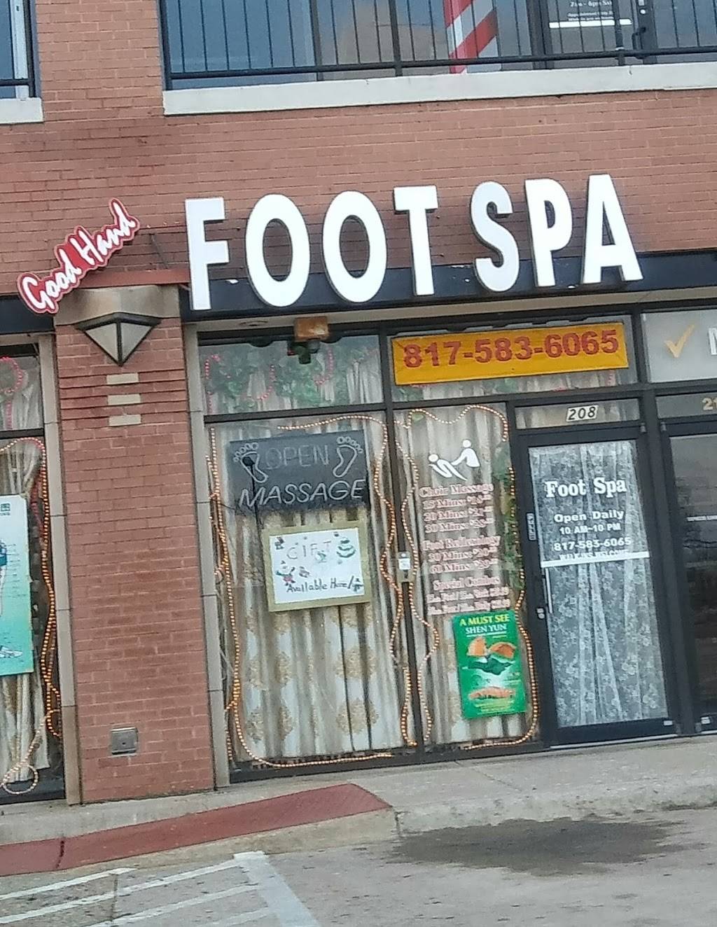 Good Hand Foot Spa | 1030 W Arkansas Ln #208, Arlington, TX 76013, USA | Phone: (817) 583-6065