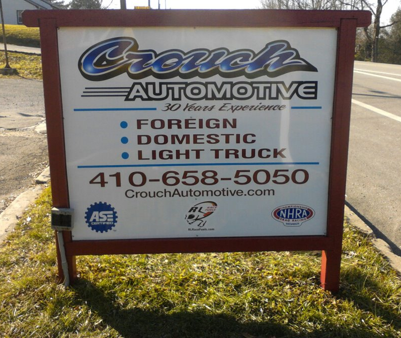 Crouch Automotive | 1421, 2066 Conowingo Rd, Rising Sun, MD 21911, USA | Phone: (410) 658-5050