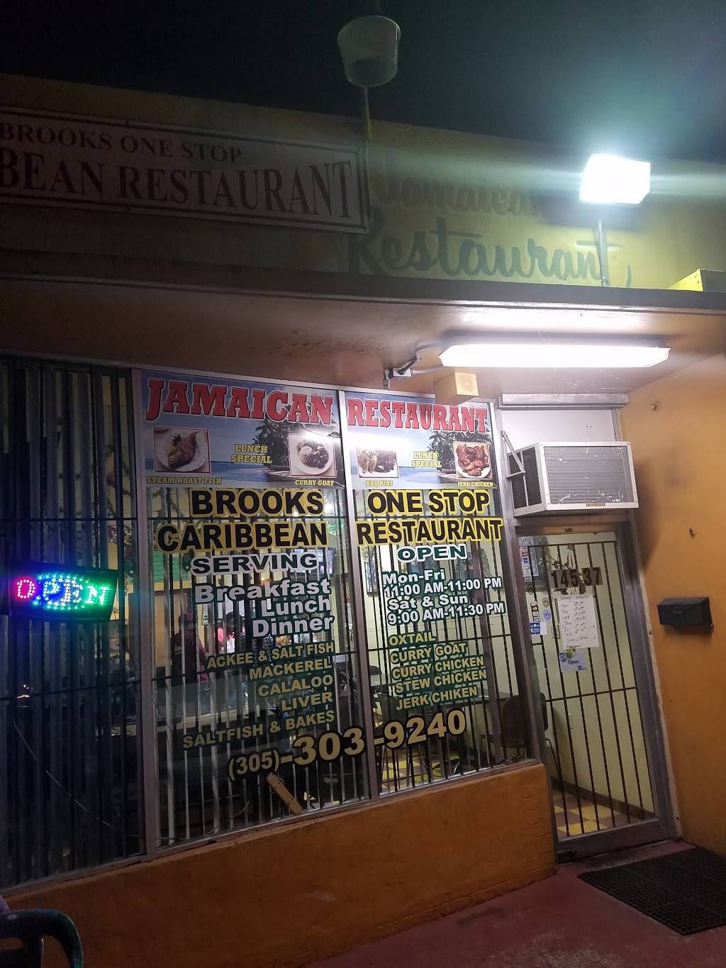 Brooks One Caribbean Restaurant | 14537 NW 7th Ave, Miami, FL 33168, USA | Phone: (305) 303-9240