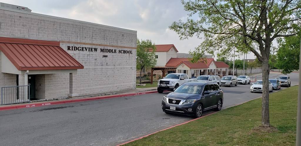 Ridgeview Middle School | 2000 Via Sonoma Trail #5659, Round Rock, TX 78665 | Phone: (512) 424-8400