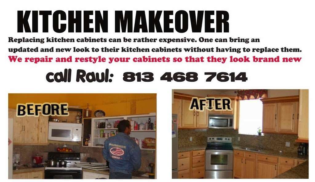 CABINET MAKEOVER | 702 Charlie Taylor Rd, Plant City, FL 33566, USA | Phone: (813) 468-7614