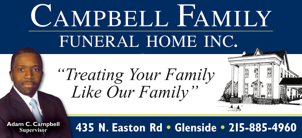 Campbell Family Funeral Home | 435 N Easton Rd, Glenside, PA 19038, USA | Phone: (215) 885-4960
