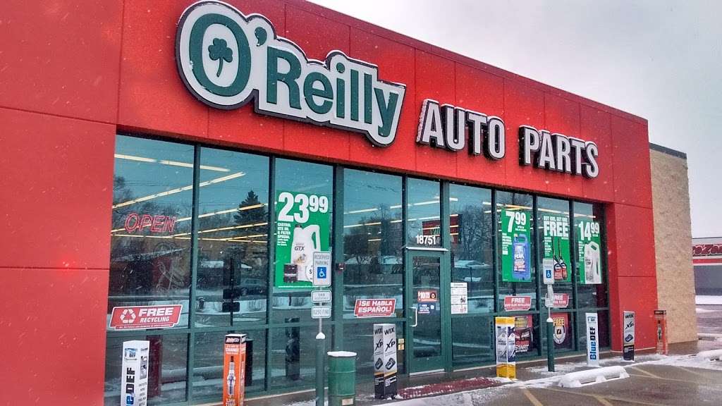 OReilly Auto Parts | 18751 S Halsted St, Glenwood, IL 60425, USA | Phone: (708) 754-9062