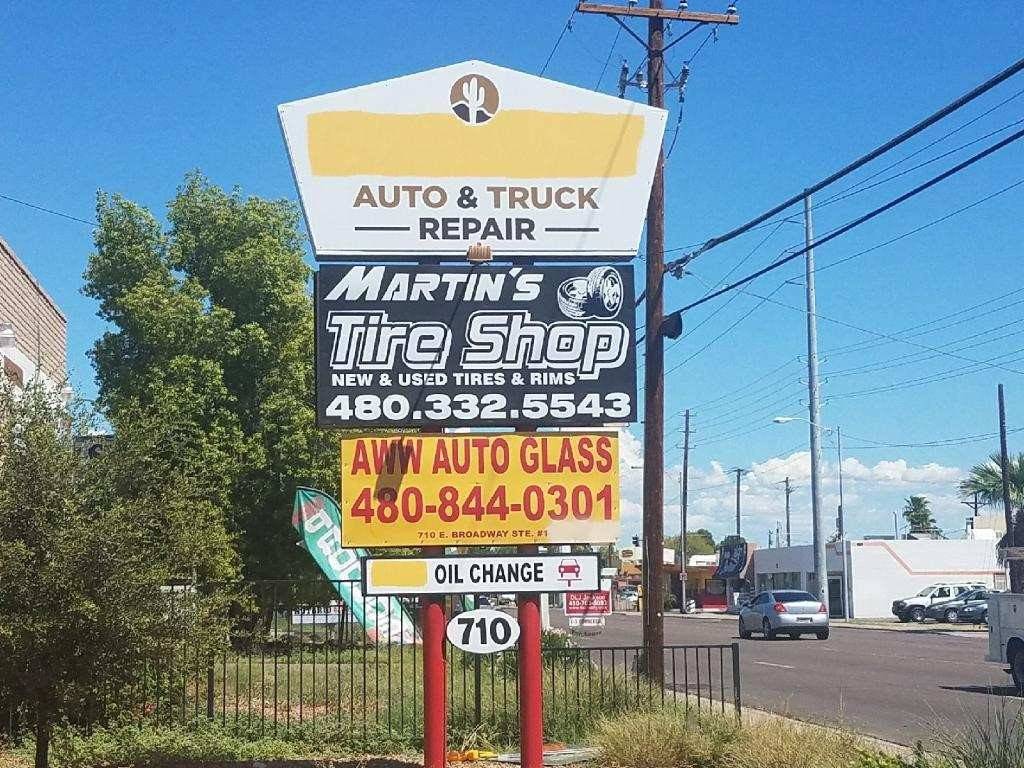 Martins Tire Shop | 710 E Broadway Rd UNIT 4, Mesa, AZ 85204, USA | Phone: (480) 332-5543