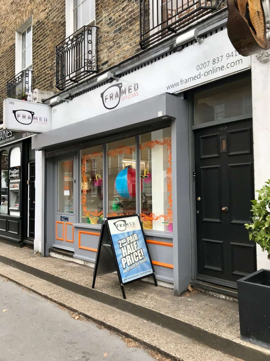 Framed Opticians | 395 St John St, Clerkenwell, London EC1V 4LD, UK | Phone: 020 7837 9418