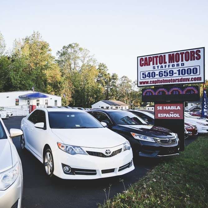 Capitol Motors Of Stafford, LLC | 3316 Jefferson Davis Hwy, Stafford, VA 22554 | Phone: (540) 659-1000